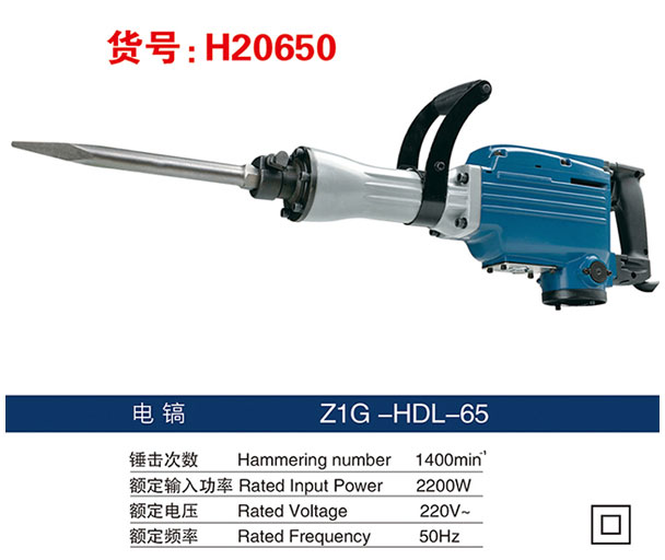H20650 Electric Pick-Nantong HDL Electric Tools Co., Ltd